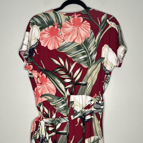 Ann Taylor Womens Floral Wrap Dress Size 6 - Picture 5 of 8
